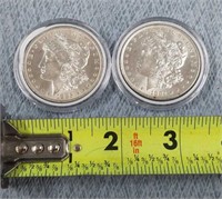 1885-O & 1884-O Morgan Silver Dollars