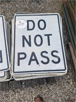 53 - Do Not Pass Signs