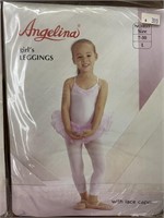 NWT VINTAGE 1990s 4 ASST ANGELINA GIRLS LEGGINGS 7