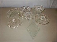 Misc Clear Glassware (Divided Dish, Insulators)