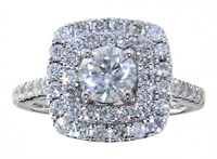 14K White Gold 2.28 ct Round Diamond Ring