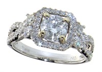 14kt Gold Brilliant Round 1.60 ct Diamond Ring