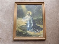 Jesus Praying at Mount Olive Picture