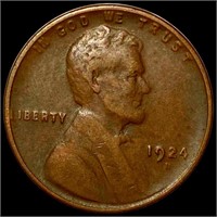 1924-D Lincoln Wheat Penny LIGHTLY CIRCULATED