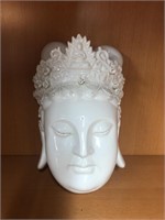 Tibet DEHUA Buddhism porcelain face statue.