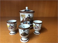 Vintage porcelain Ceramic Japanese rice tea saki
