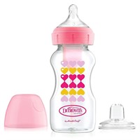 Dr. Brown's Options+ Wide-Neck Bottle to Sippy