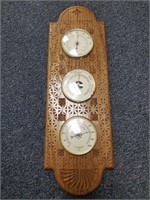 Thermometer, barometer, and hygrometer