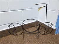 Iron Bicycle Plant Stand with plant