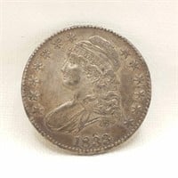 1833 US Capped Bust Half Dollar