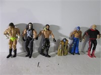 LOT ASORTED WRESTER TOY FIGURES