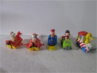 1950s and 60' CHARLEY BROWN& SESAME STREET TOYS
