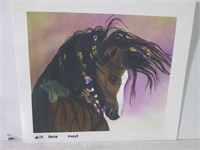 UNFRAMED LITHOGRAPH ON CANVAS #13 HORSE