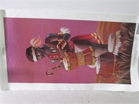 UNFRAMED DUNGILL LITHOGRAPH ON CANVAS
