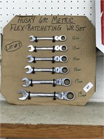 HUSKY 6PC. METRIC FLEX RATCHETING WRENCHES