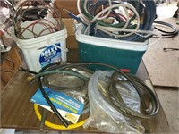 Air hose, wire connectors, etc.