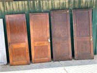(4) Brown Doors