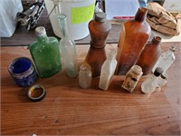 Assorted Antique bottles