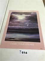 CHART YOUR COURSE BY KREMEN POSTER