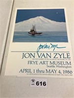 JON VAN ZYLE, FRYE ART MUSEUM, SEATTLE, WA, SIGNED