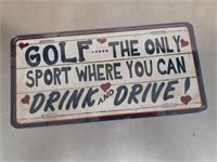 Golf license plate