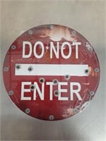 8" Do Not Enter sign
