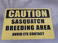 18x12" Sasquatch breeding sign
