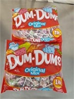 2 bags of Dum Dums