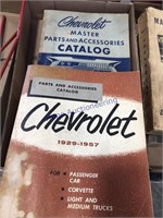 CHEVROLET PARTS AND ACCESSORIES CATALOGS, 1929-57,