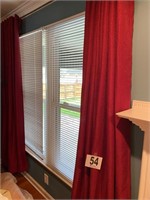 Burgundy Curtains (2 Doors) (Den)