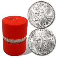 1986 US Mint Roll American Eagle Silver Dollar