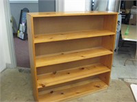 Wood 4 shelf unit