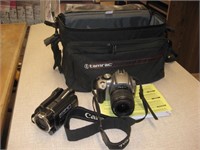 Camera bag and cameras