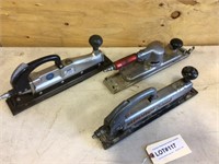 Lot of 3 Pneumatic Straight Line Sanders