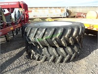 Set of Tractor Dual Wheel/Tires 18.4 R46