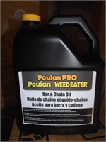 New Poulan Pro Bar & Chain Oil 1 Gallon