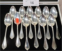 12 STERLING SILVER SPOONS 7.2 OZ.