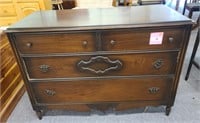 45WX33T ANTIQUE 2 OVER 2 DRAWER CHEST