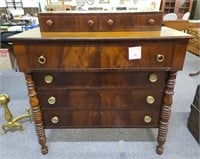 44W X 44T EARLY 1800'S 2 OVER 4 DRAWER CHEST
