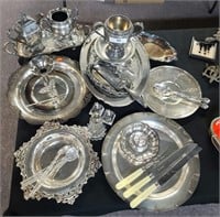 LARGE SILVERPLATE COLLECTION