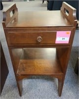 ANTIQUE 1 DRAWER STAND