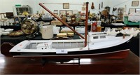 32" LONG HANDCRAFTED DEADRISE SIGNED BOAT