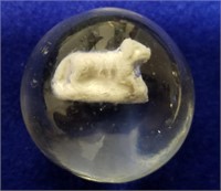 Vintage Sulphide Marble Approx 1 3/8" Diameter