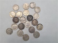 Set 21 Old Dimes