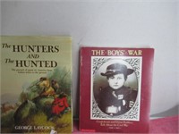 Lot 2 Books- Hunter,The Boys Of Wars