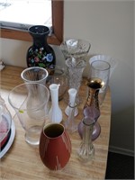 large lot of vases , numbered pottery piece etc