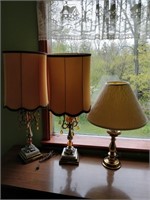 3 lamps largest 33"