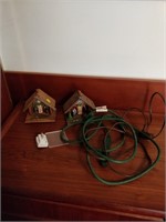 extension cord , picture , mirror 2 thermometers