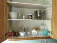 lot of kitchenware , measure bowls , shakers etc