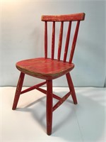 Child’s wood chair